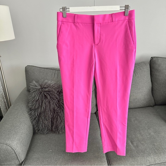 Banana Republic Pink Avery Wool Blend Trousers - Picture 2 of 11